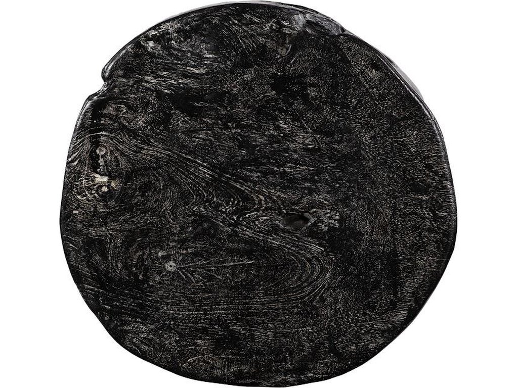Black Wash Stool, Round - image 1