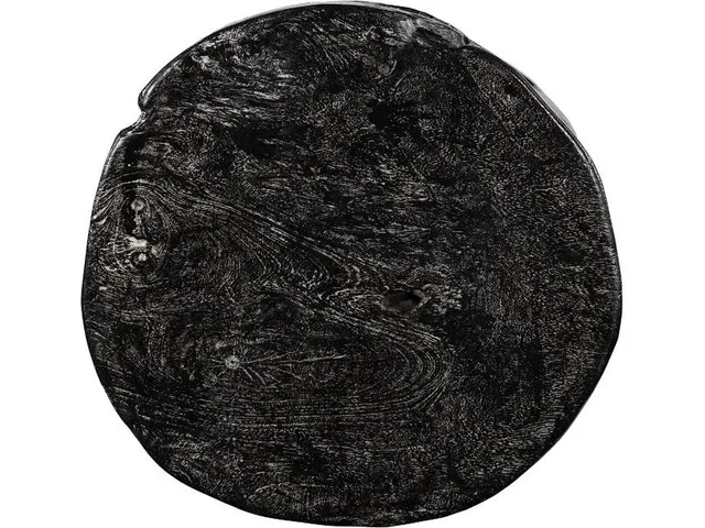 Black Wash Stool, Round - Alternative View