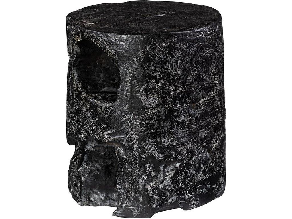 Black Wash Stool, Round - main image