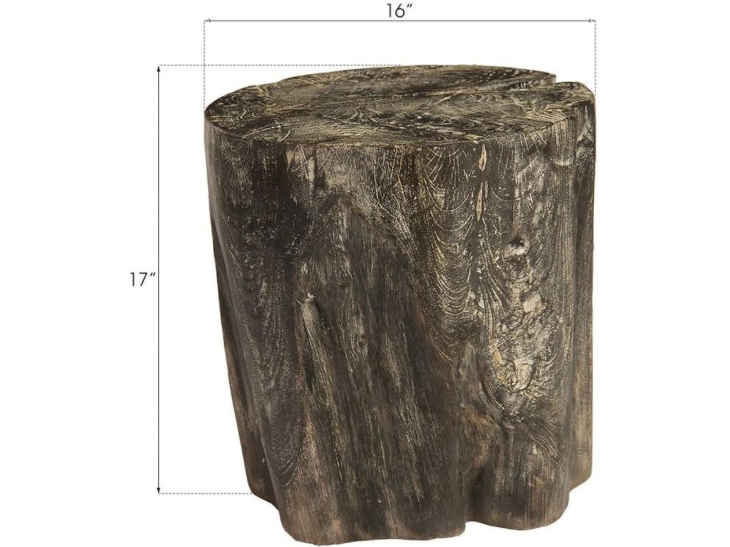 Black Wash Stool, Round - image 3