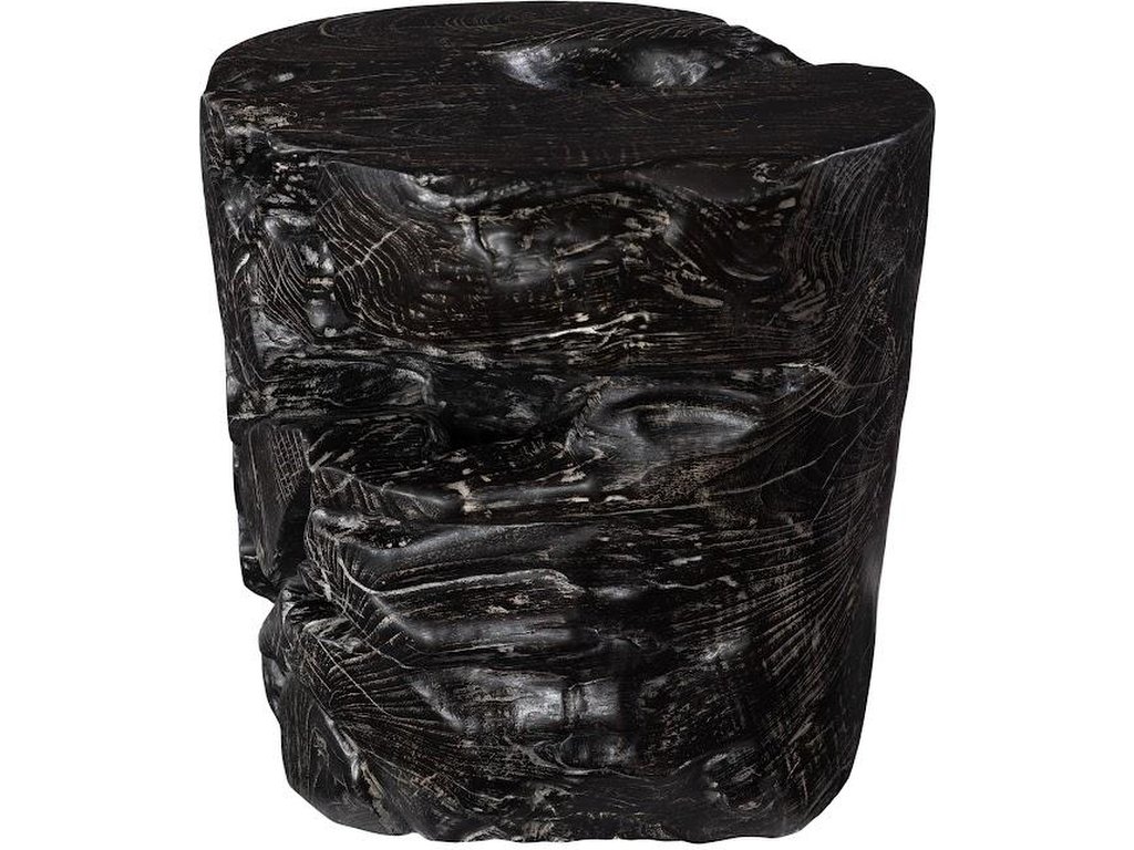 Black Wash Stool, Round - main image
