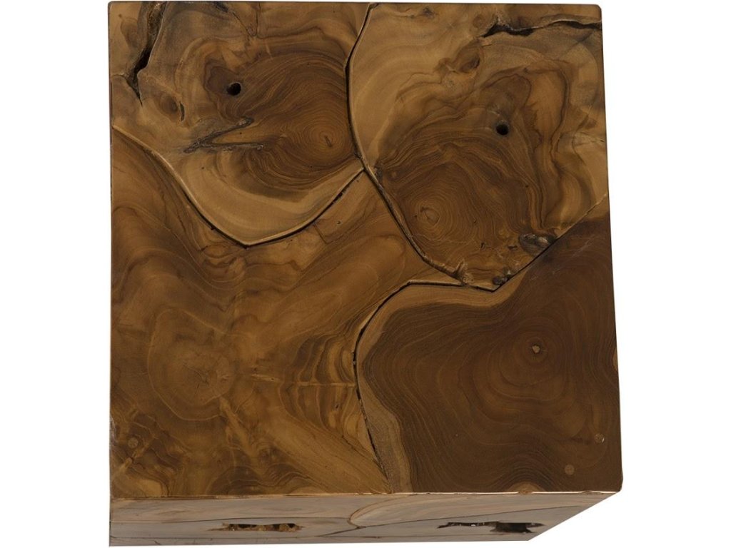 Teak Slice Side Table - image 1