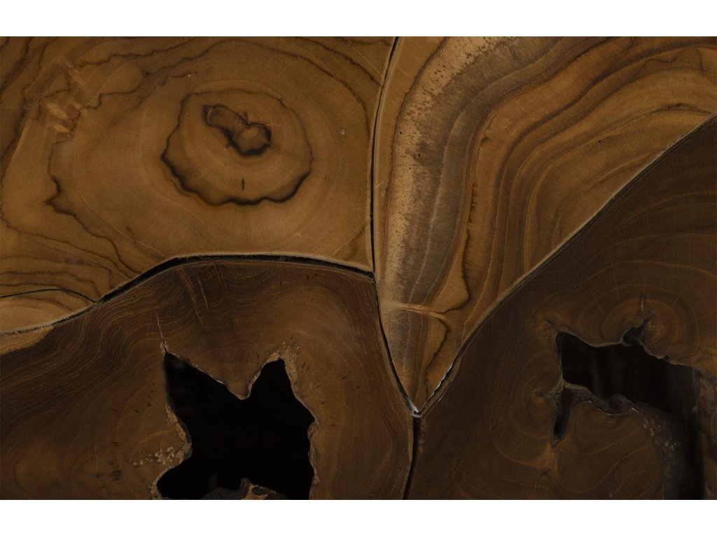 Teak Slice Side Table - image 2