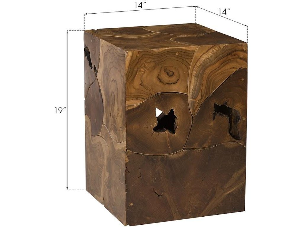Teak Slice Side Table - image 3