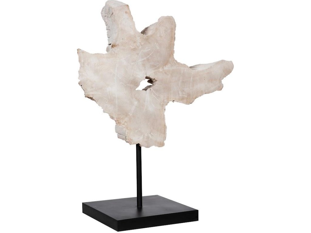 Teak Sculpture on Stand, Assorted Size - image 1