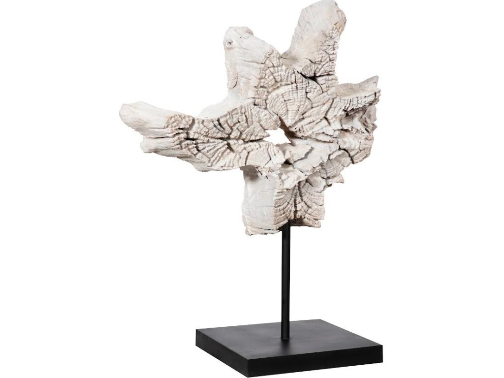 Teak Sculpture on Stand, Assorted Size - main image