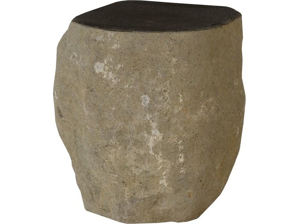 River Stone Stool, Cored - main image