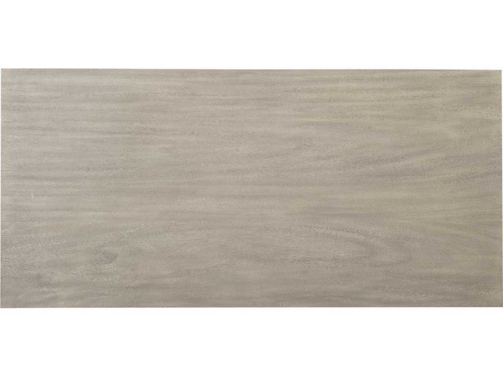 Ladder Dining Table, Suar Wood, Gray/Silver Finish - image 1
