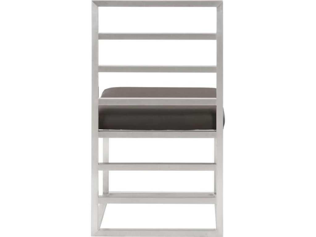 Ladder Dining Chair , Gray/Silver Finish - image 2