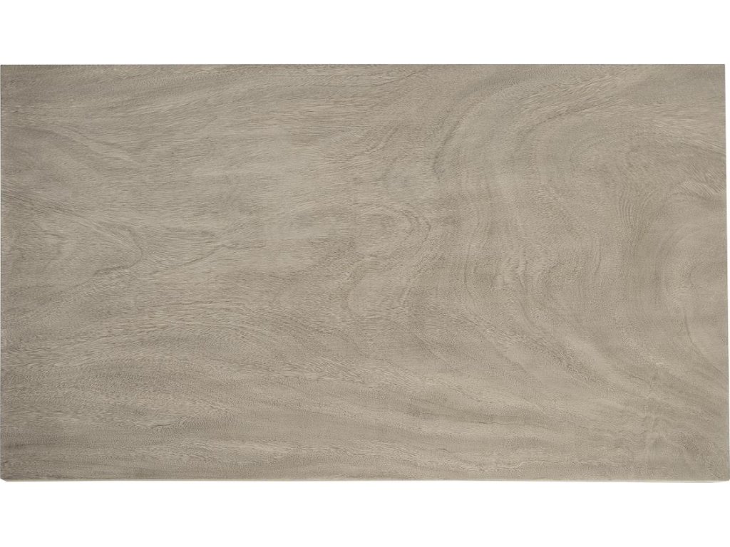 Ladder Coffee Table, Suar Wood, Gray/Silver Finish - image 1