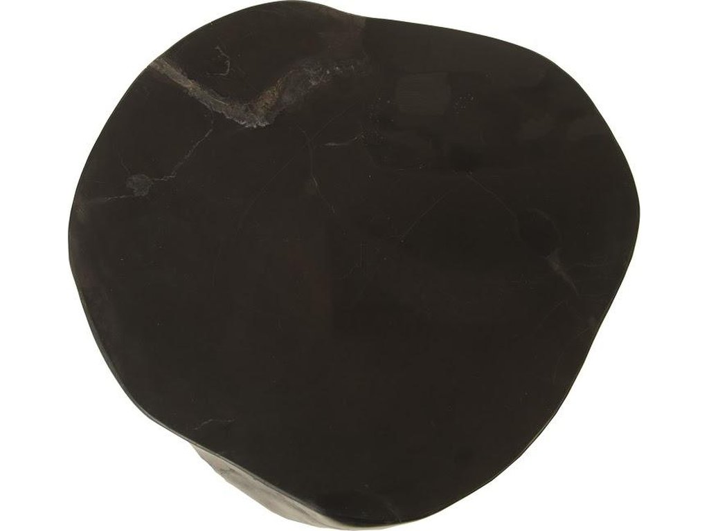 Petrified Wood Stool, Polished , Black 8"-10" x 17"-19"h , Assorted - image 1