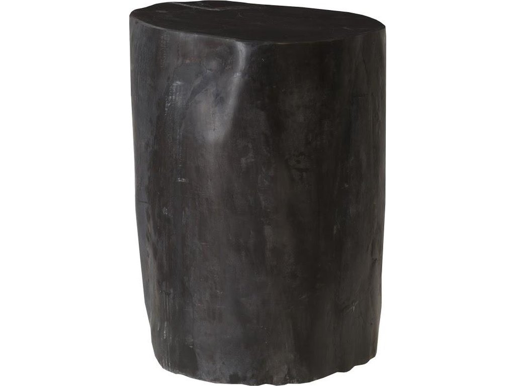 Petrified Wood Stool, Polished , Black 8"-10" x 17"-19"h , Assorted - main image