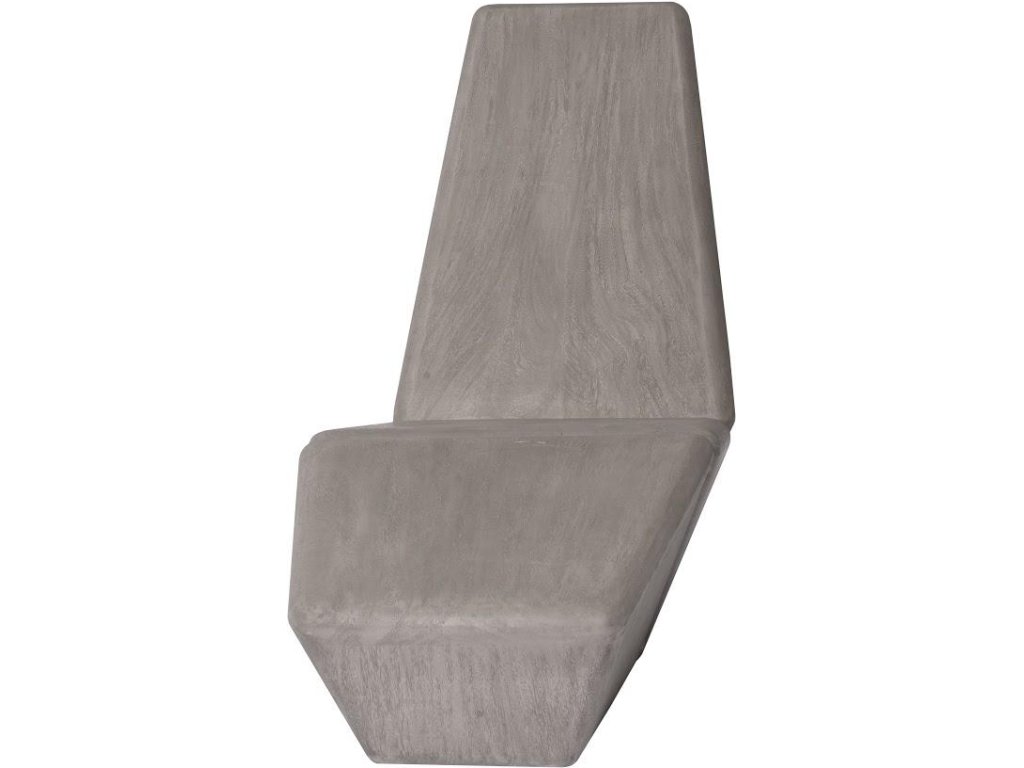 Monolith Lounge Chair, Merbau Wood, Gray - image 2