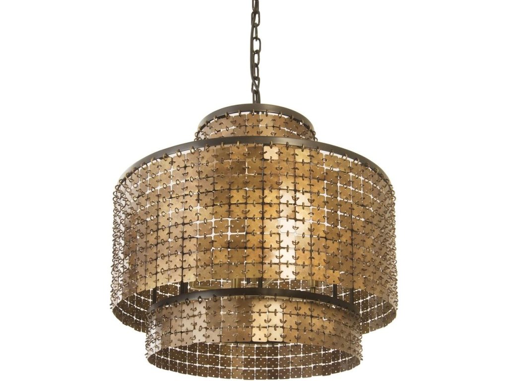 Armor Chandelier, Brass - image 1