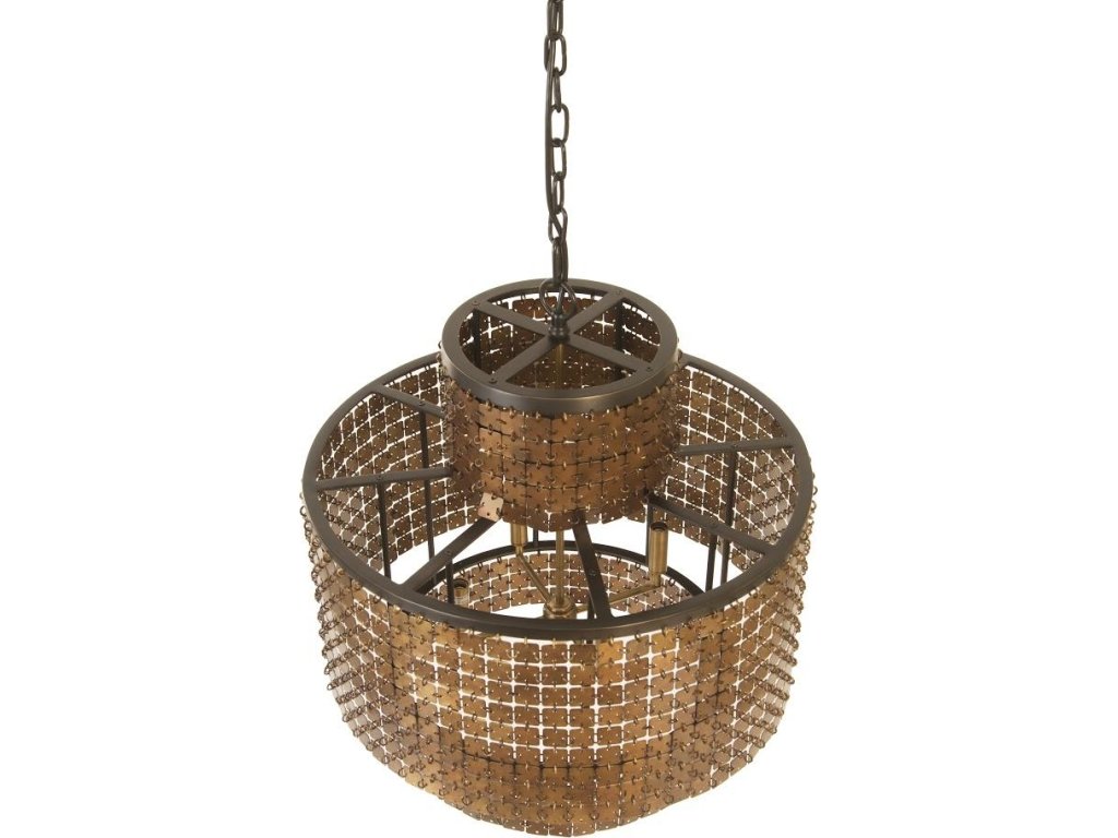 Armor Chandelier, Brass - image 3