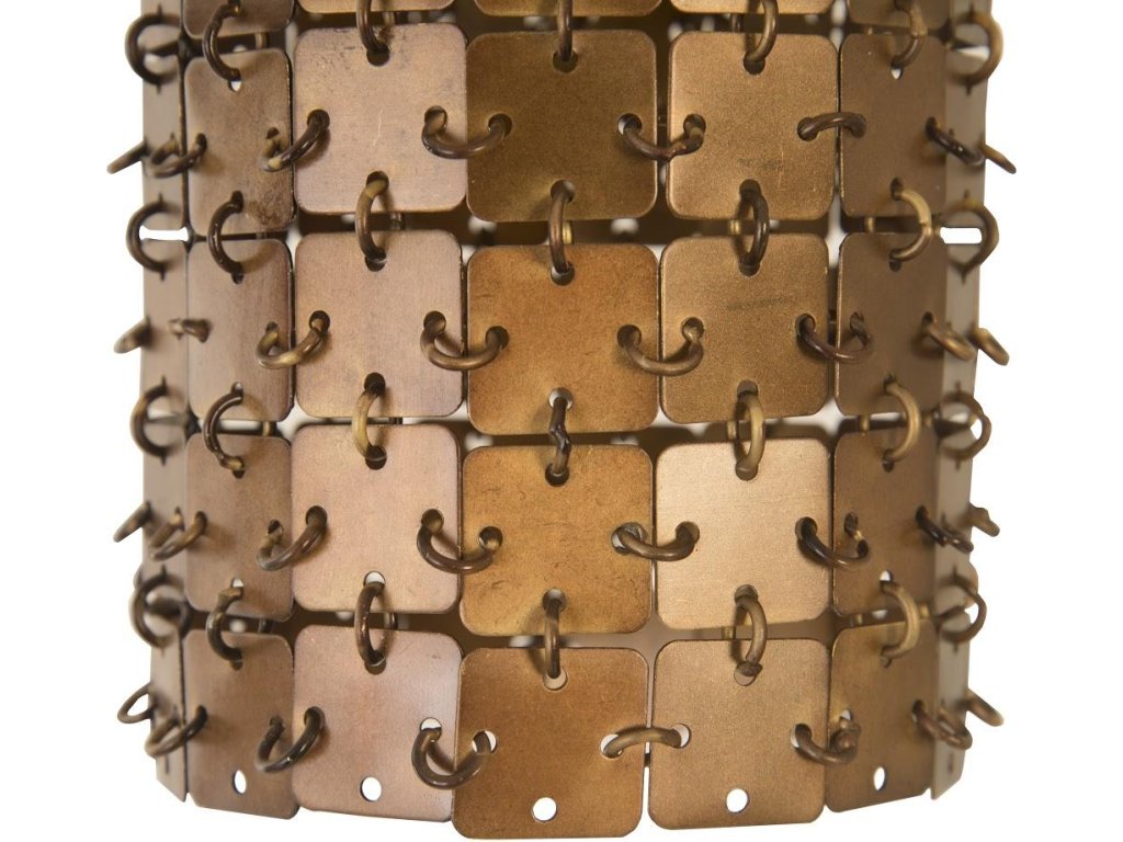 Armor Pendant Lamp, Brass - image 2