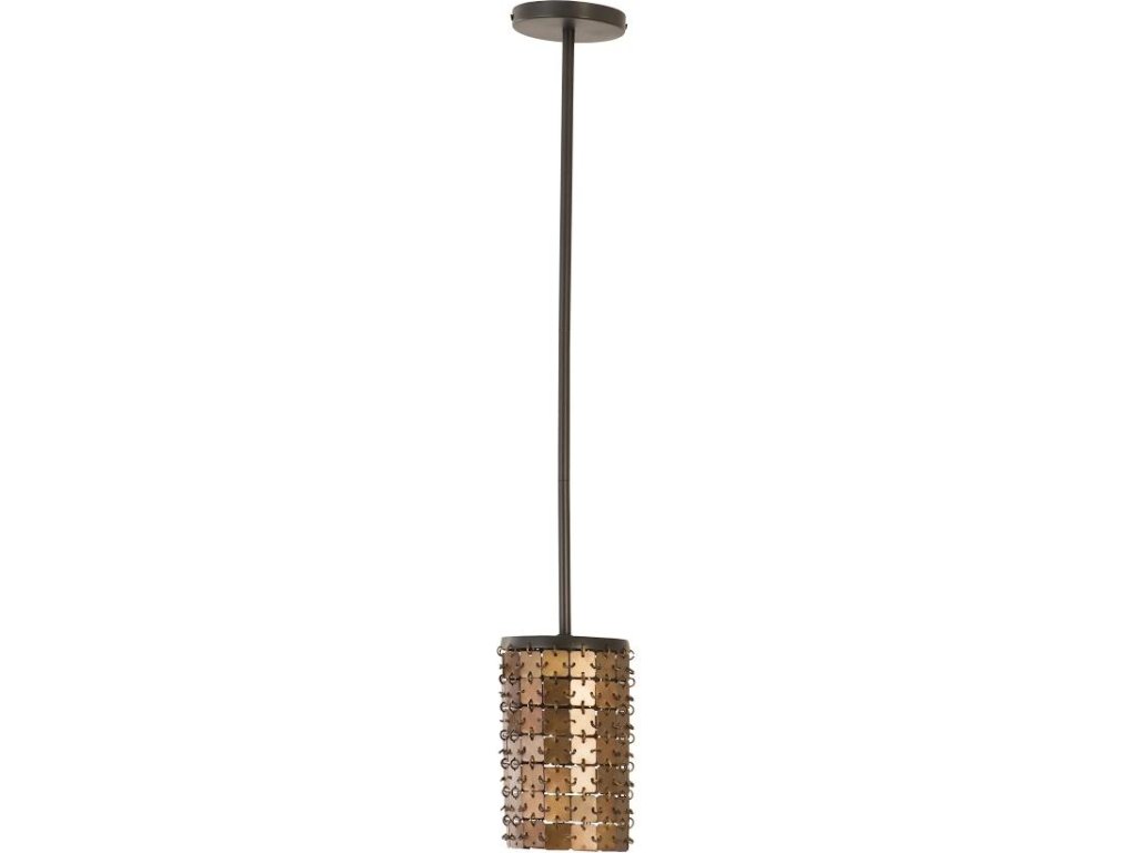Armor Pendant Lamp, Brass - main image