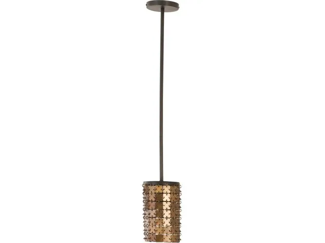 Armor Pendant Lamp, Brass