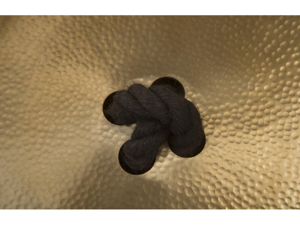 Button Wall Tile, Hammered Metal, Brass Finish - image 3