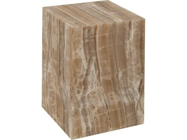 Onyx Prism Lamp, Amber