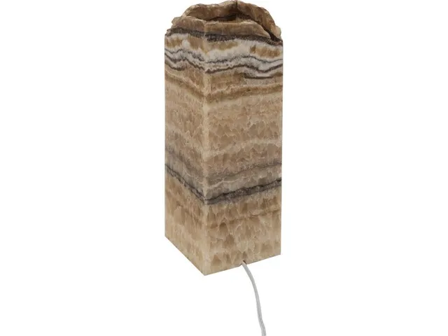 Onyx Prism Lamp, Serpentine - Alternative View
