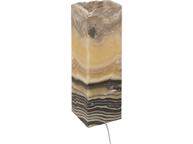 Onyx Lamp, Square, Zebra - Alternative View