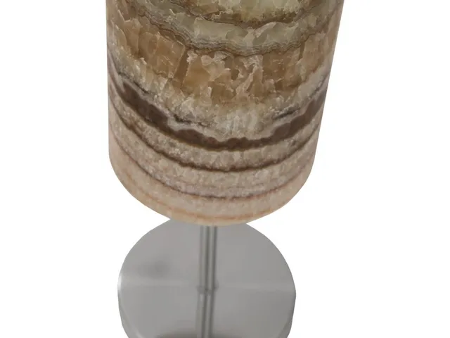 Onyx Lamp, Cylindrical, Serpentine - Alternative View