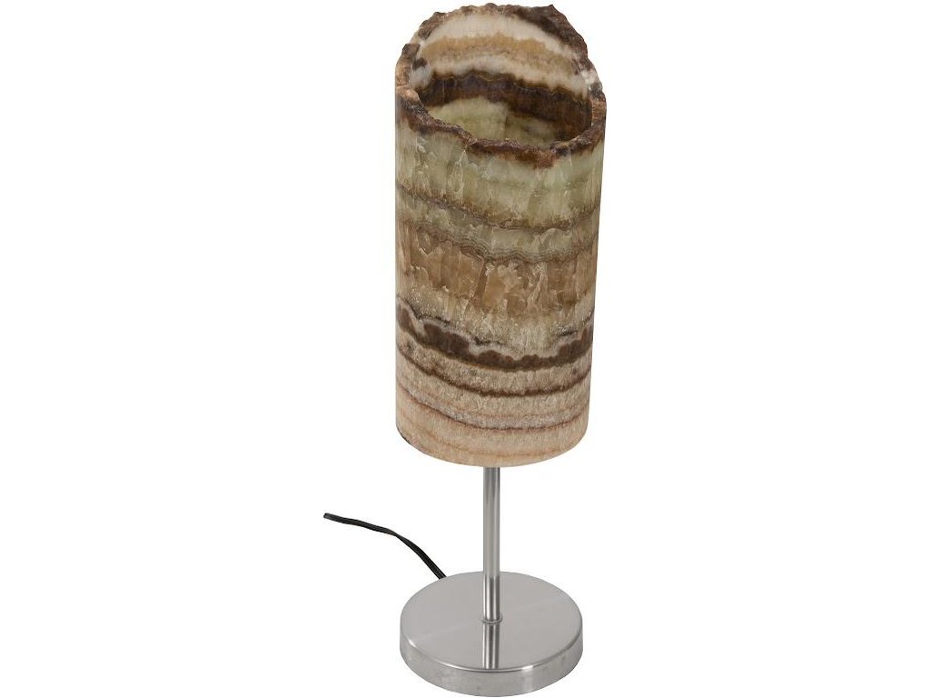 Onyx Lamp, Cylindrical, Serpentine - main image