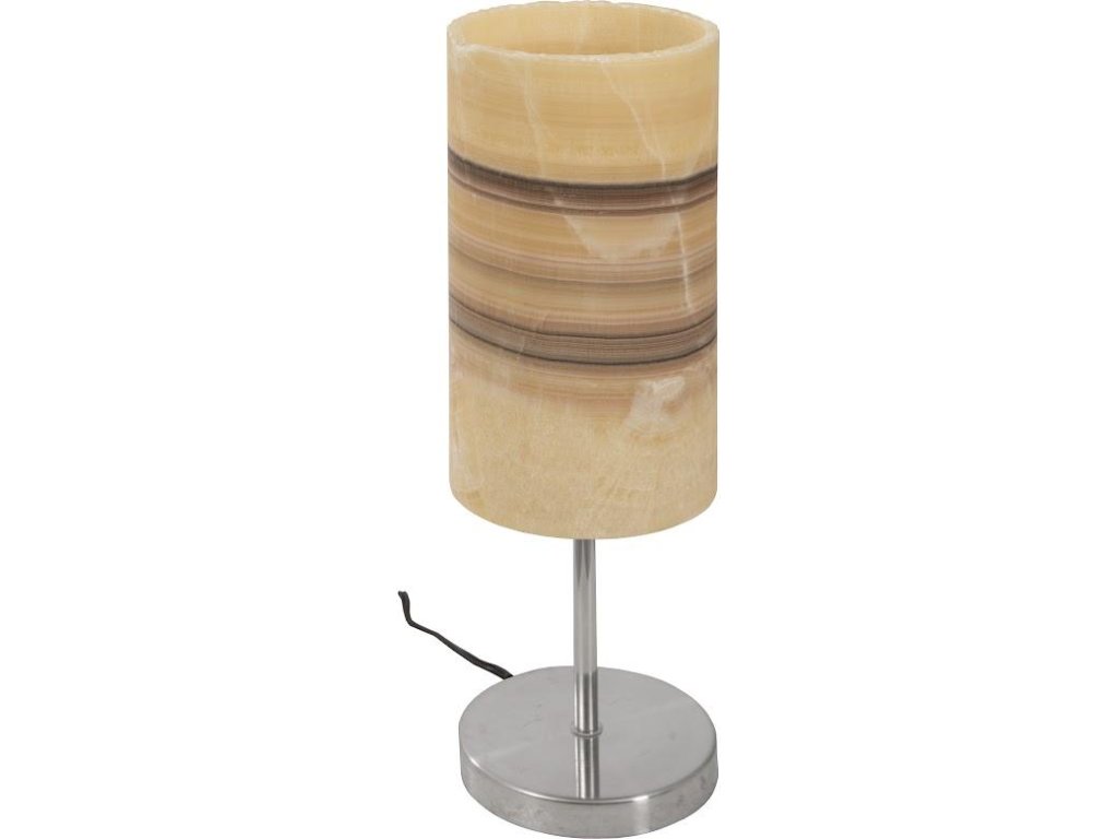 Onyx Lamp, Cylindrical, Zebra - main image