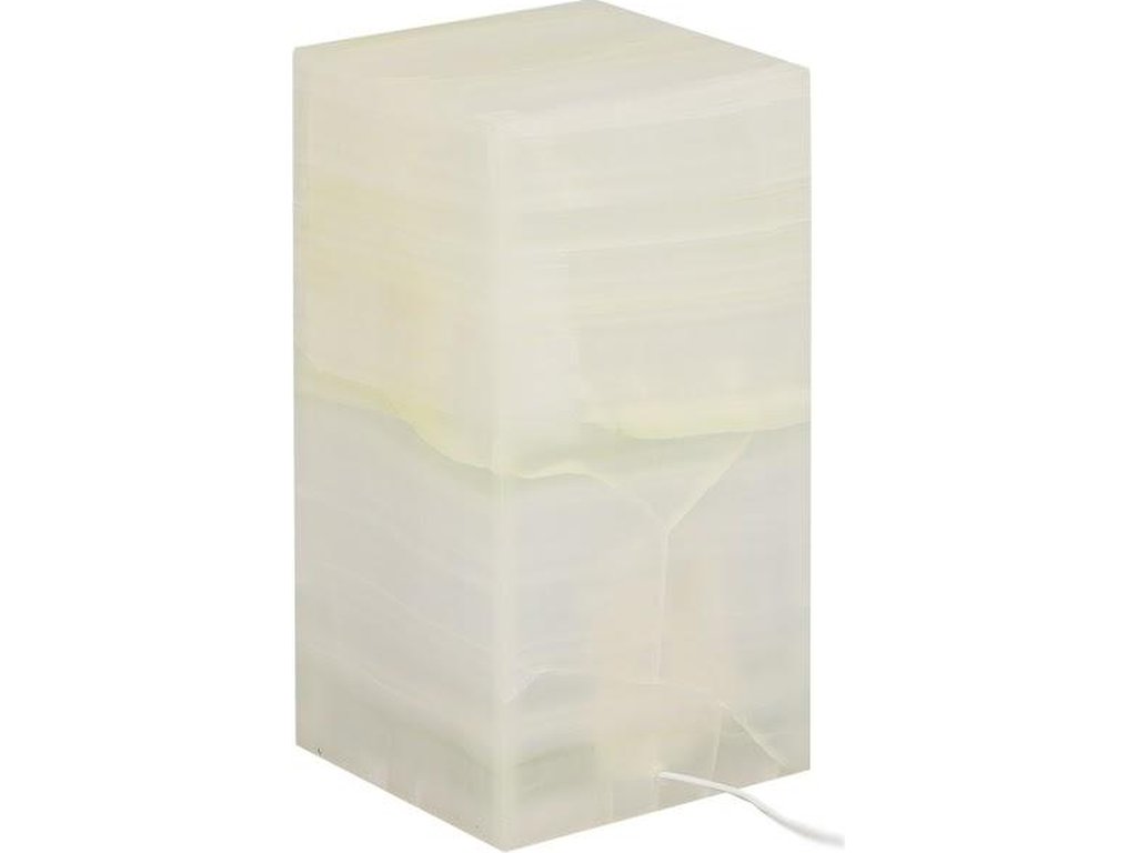 Onyx Lamp, Square, White - image 1