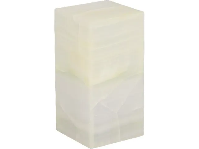 Onyx Lamp, Square, White