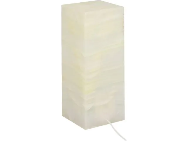 Onyx Lamp, Square, White - Alternative View