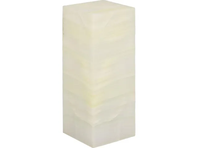 Onyx Lamp, Square, White