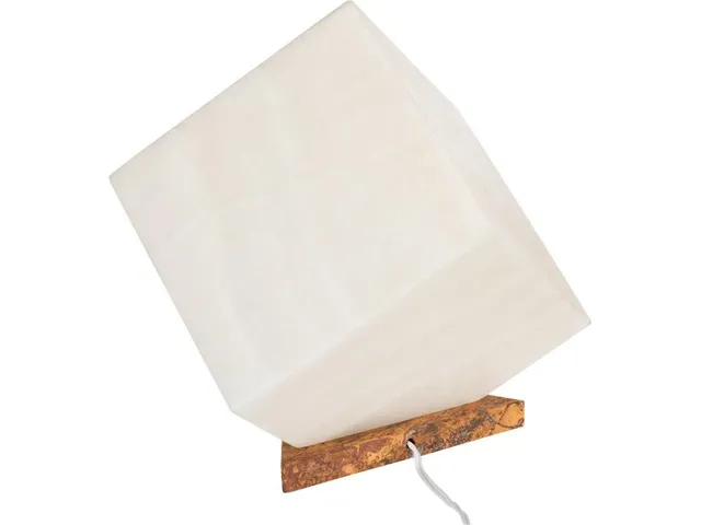 Onyx Lamp on Base, Square - Alternative View