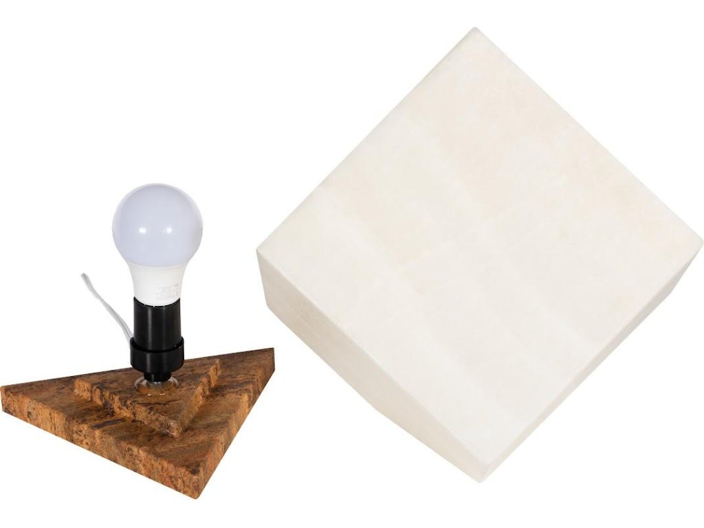 Onyx Lamp on Base, Square - image 3