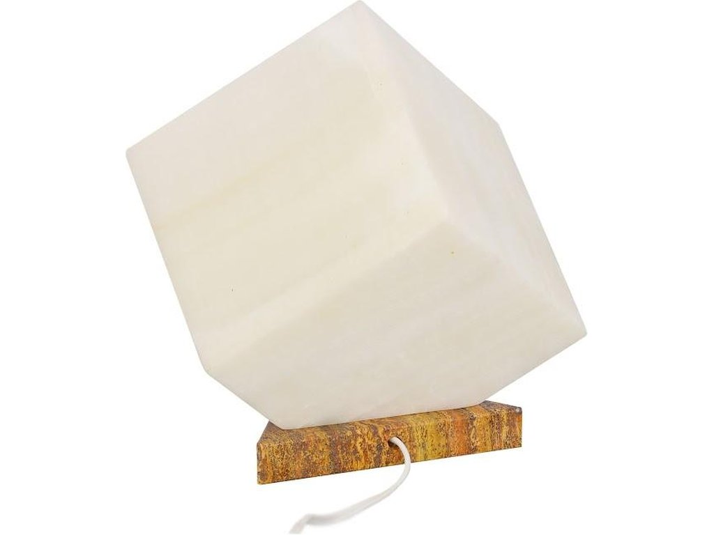 Onyx Lamp on Base, Square - image 1