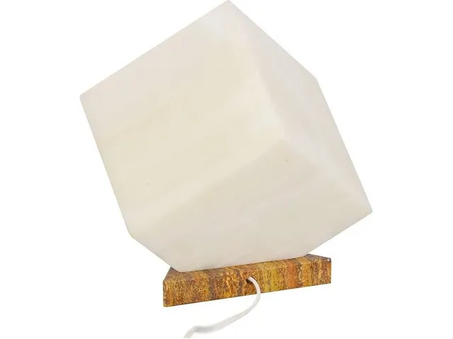 Onyx Lamp on Base, Square - Alternative View