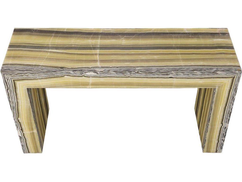 Onyx Console Table, Illuminated, Zebra - image 1