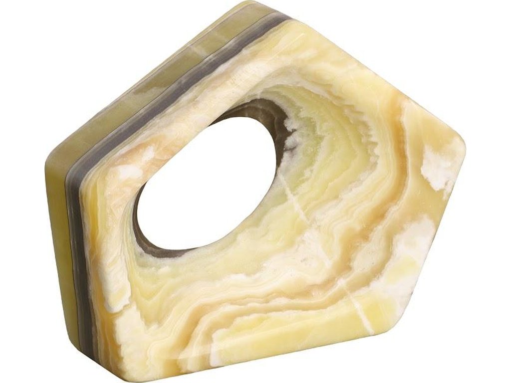 Onyx Triangle Sculpture, Zebra - main image