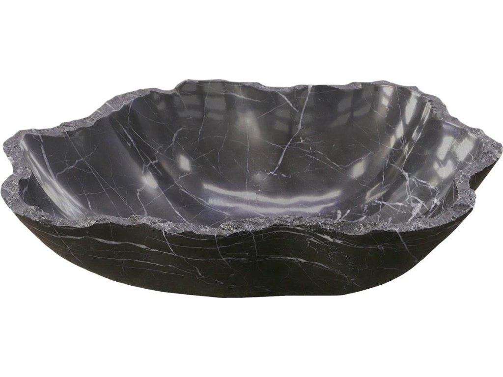 Marble bowl, Black - main image