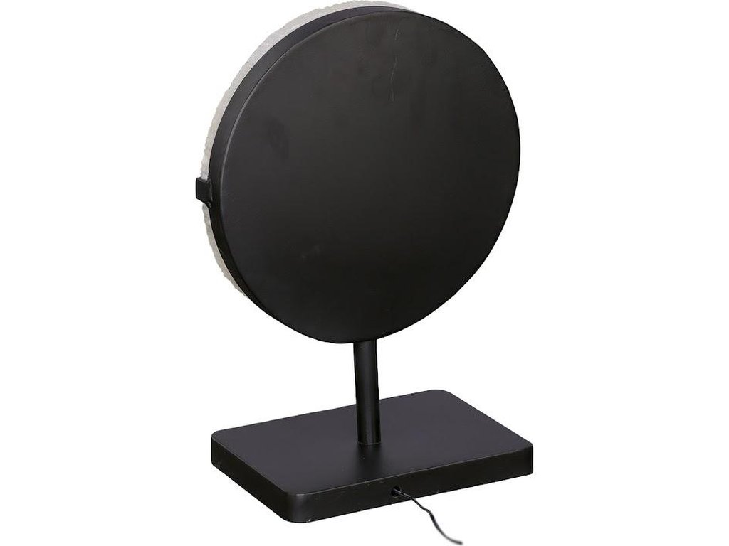 Onyx Lamp, Round Black Base - image 1
