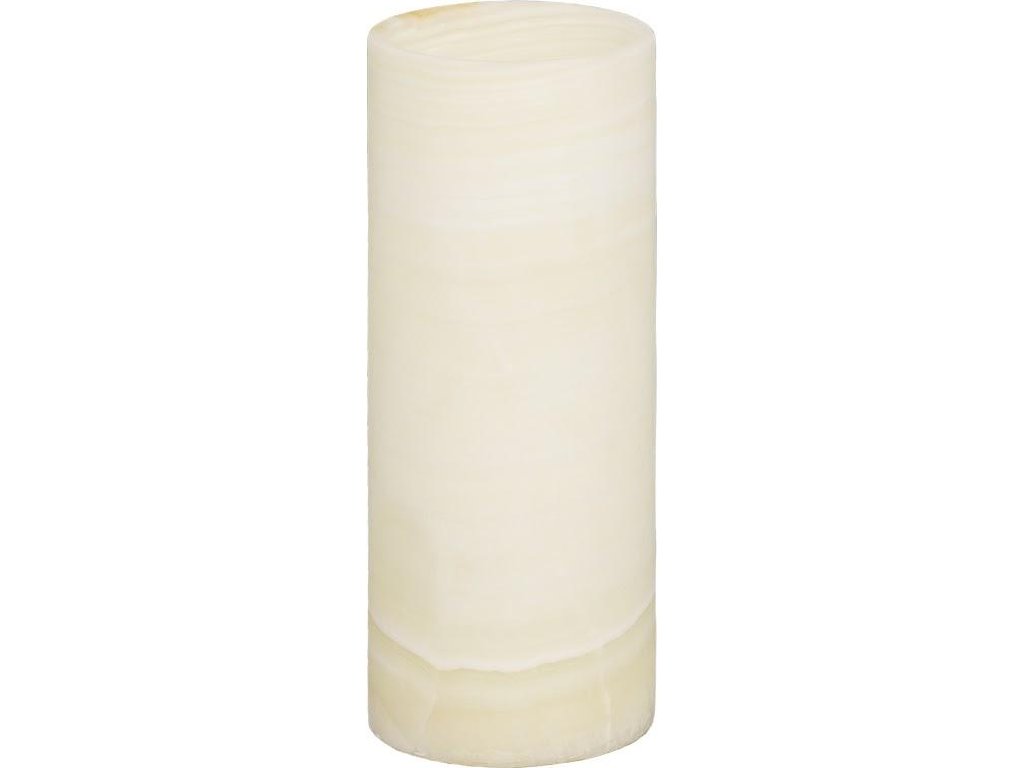 Onyx Lamp, Cylindrical, White - main image