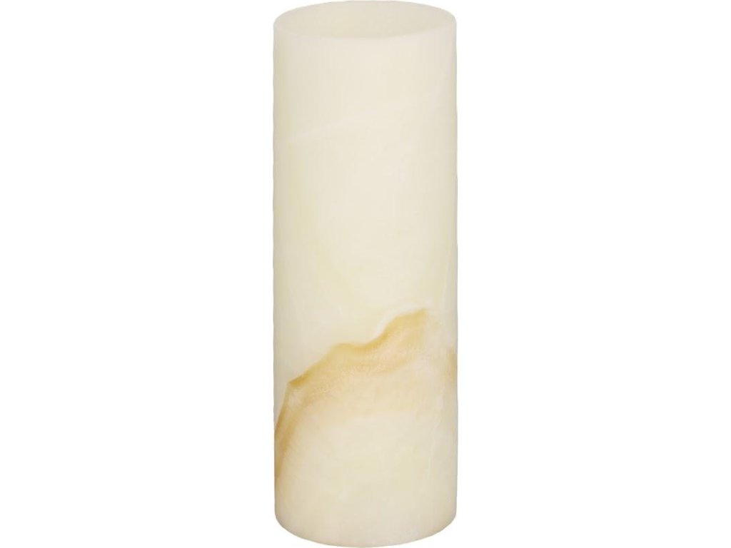Onyx Lamp, Cylindrical, White - main image