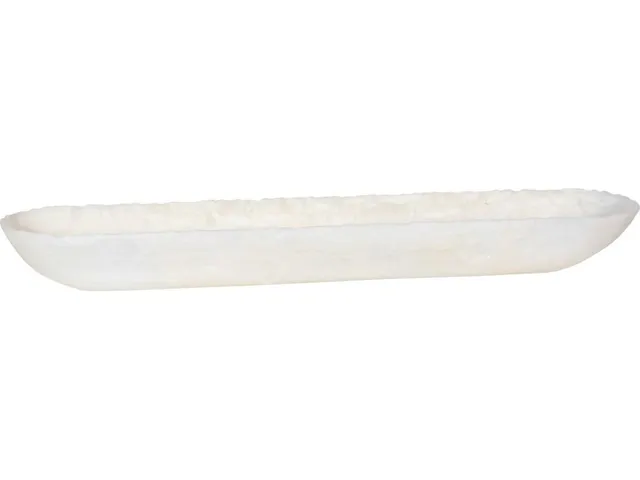 Onyx Canoe Bowl, Off White