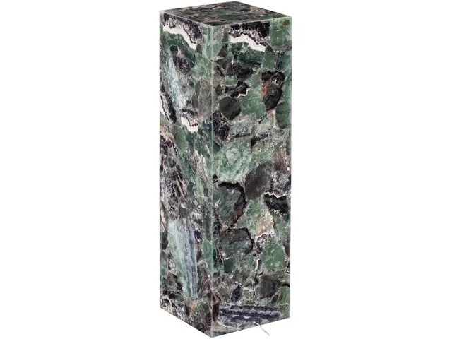 Onyx Lamp Pedestal, Square, Fluorite With Purple - Alternative View