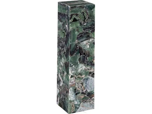 Onyx Lamp Pedestal, Square, Fluorite With Purple - Alternative View