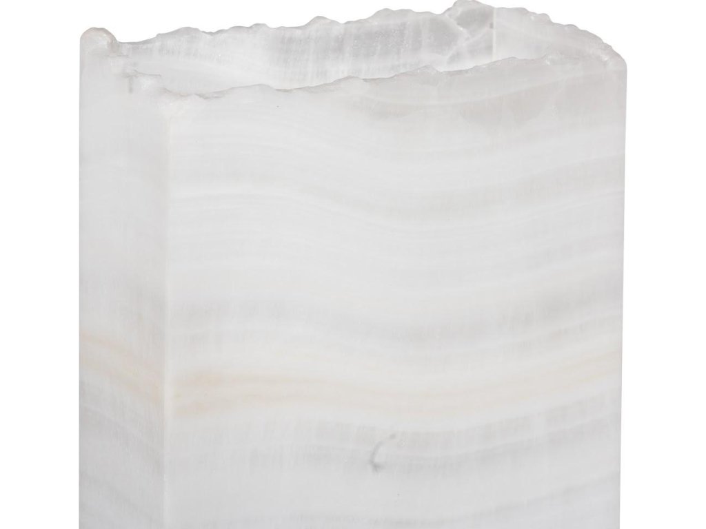 Onyx Lamp, Rectangle, White - image 2