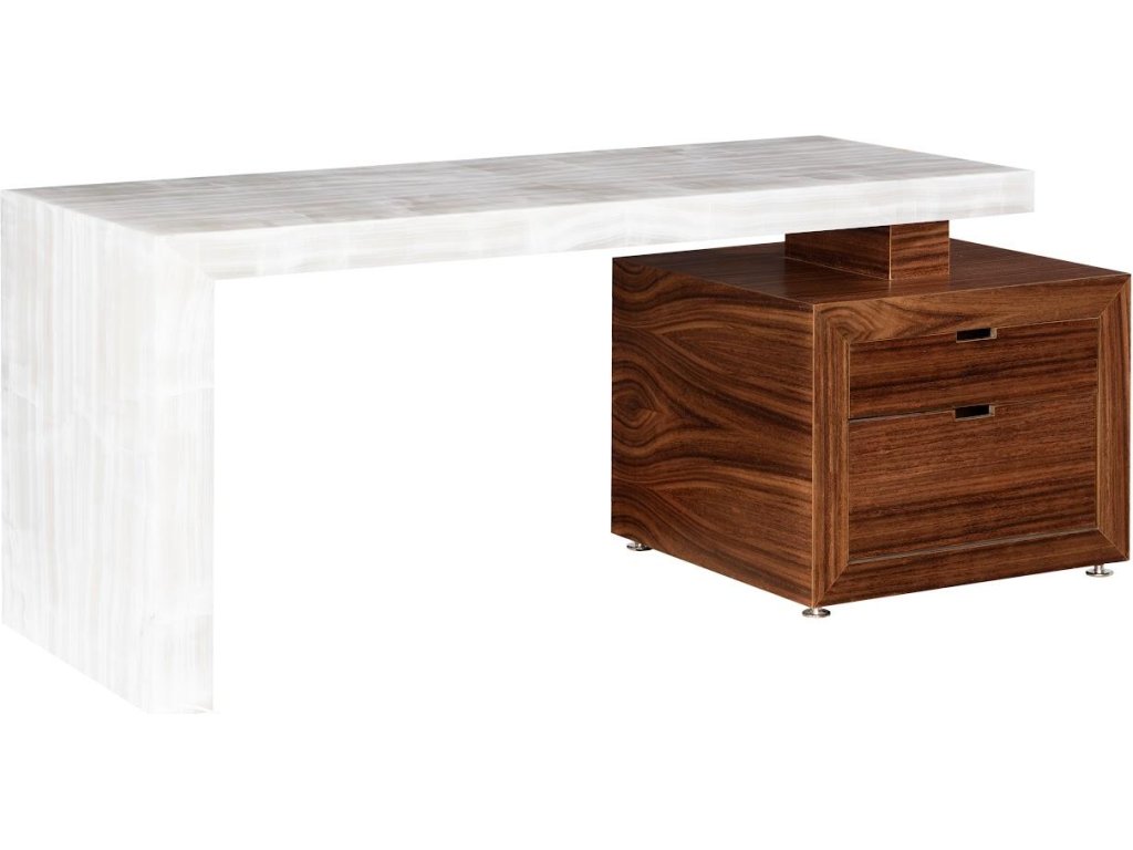 Onyx Desk, White - main image