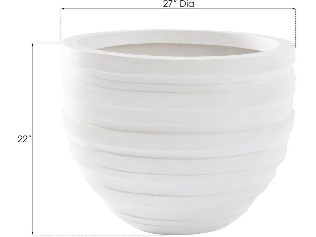 June Planter, White, SM - image 2