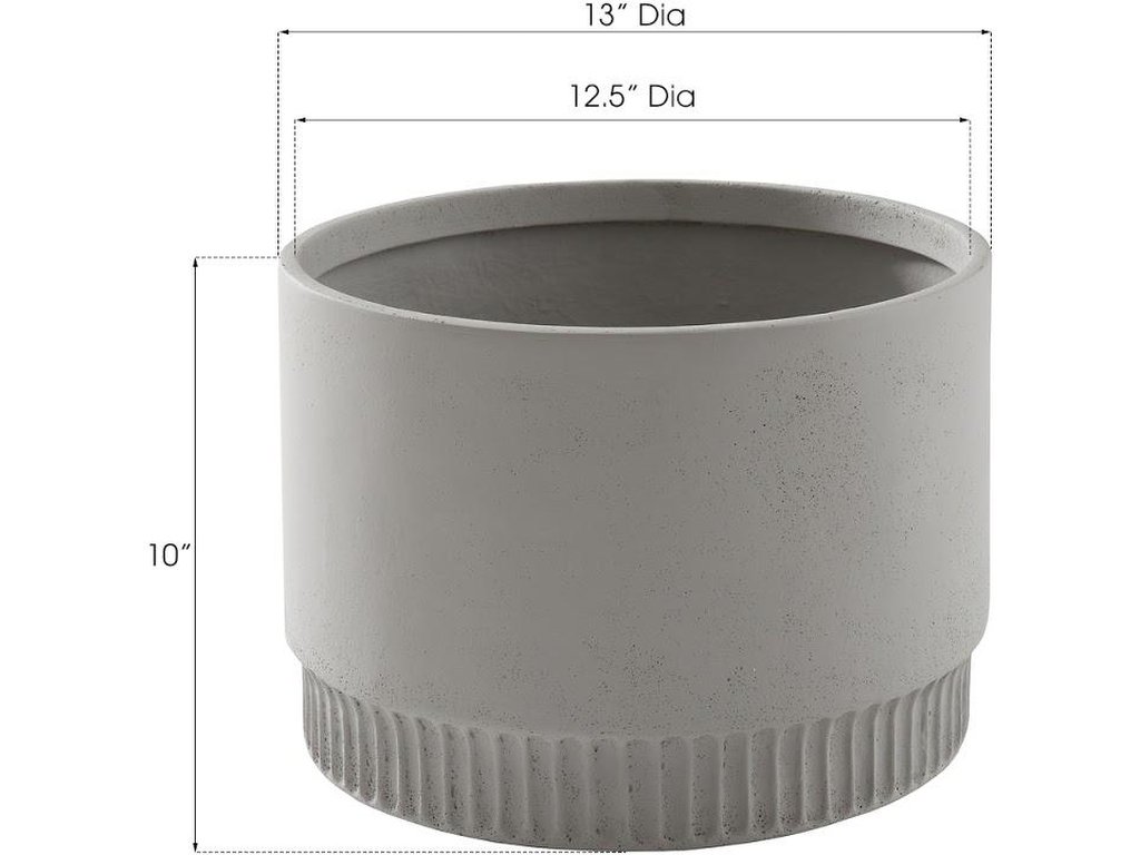 Harvest Planter, Large, Light Gray - image 1